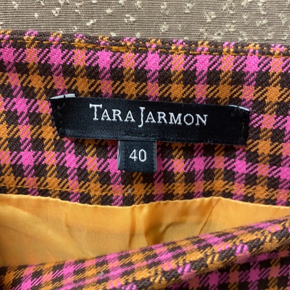 🔥🔥🔥Tara Jarmon Jupe Plaid Skirt - Picture 5 of 8